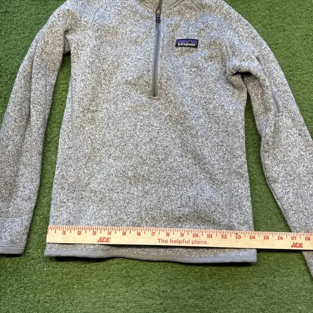 Patagonia Women's Better Sweater 1/4-Zip Fleece/Gray,‎ Size XXS